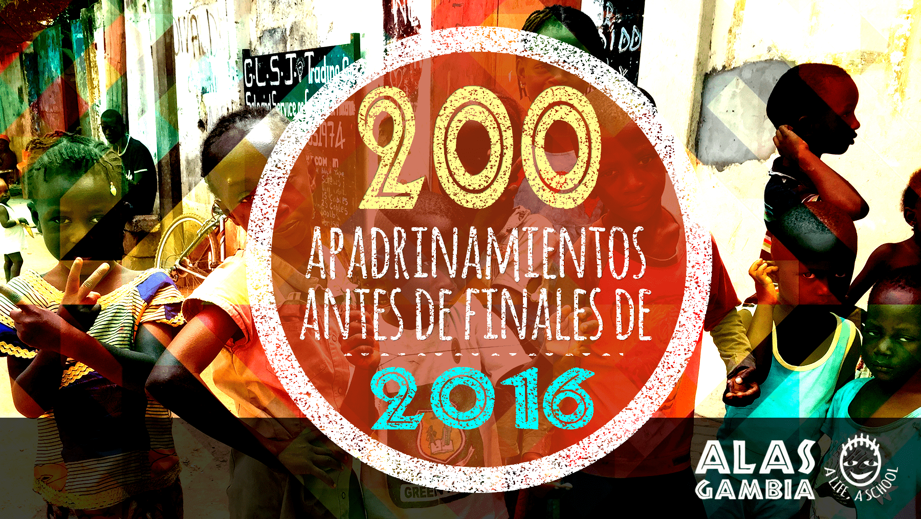 200 Ni&ntilde;@s Escolarizad@s antes de 2017